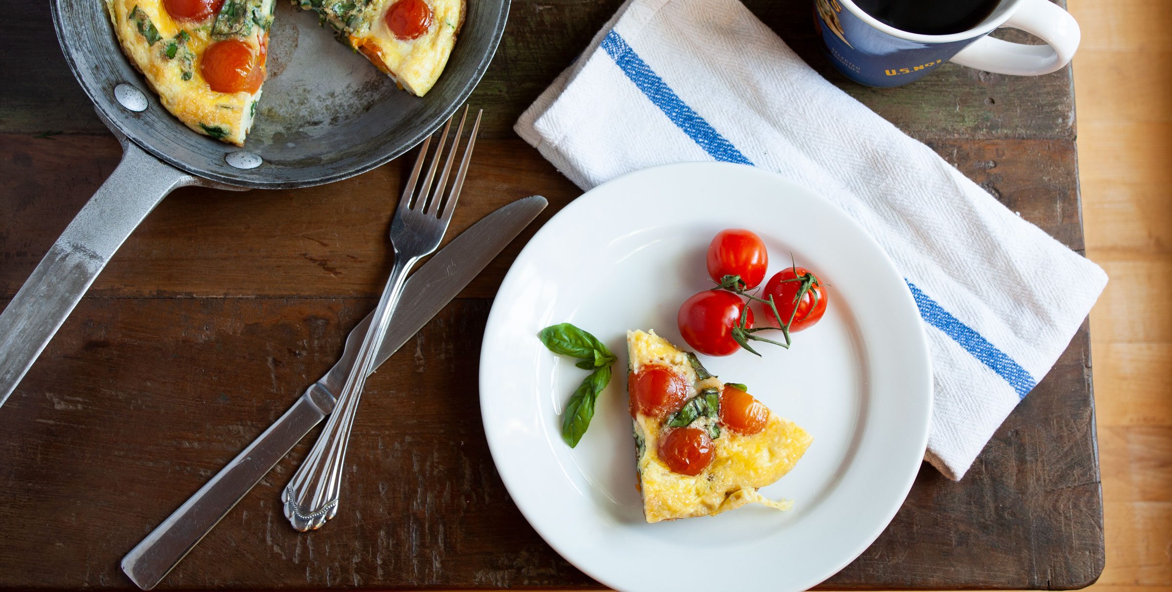 Drunken Tomato Frittata - Doux South